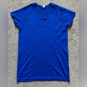 Blazer blue lululemon swiftly tech size 10